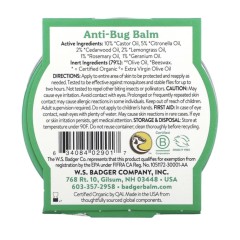 Badger Company, Бальзам с защитой от насекомых с цитронеллой и розмарином, 56 г (2 унции)